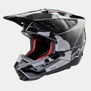 Alpinestars 2024 SM5 Rover 2 Helmet (Black/Silver Glossy)