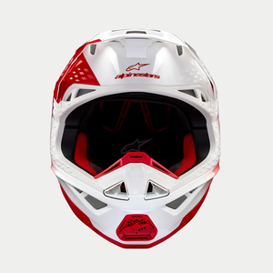 Alpinestars 2024 Supertech M10 Unite Helmet (Red/White Glossy)