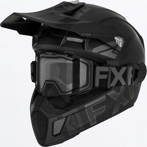 FXR Clutch Cold Stop QRS Helmet - Black Ops