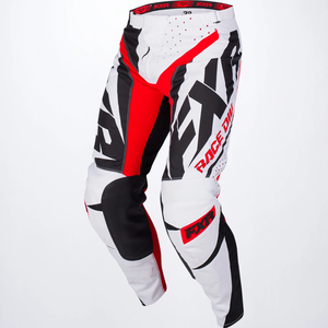 FXR Clutch Prime MX Pants - White/Black/Red