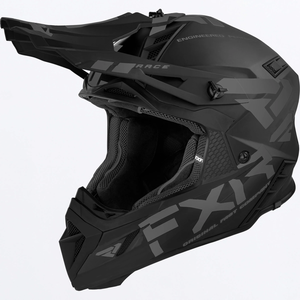 FXR Helium Prime Helmet with Quick Release Buckle - Black
