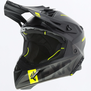 FXR Helium Ride CO Helmet - Black/Hi Vis